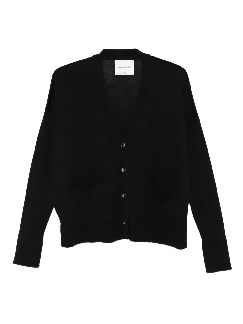 LABORATORIO CAPRI buttoned cardigan - Nero