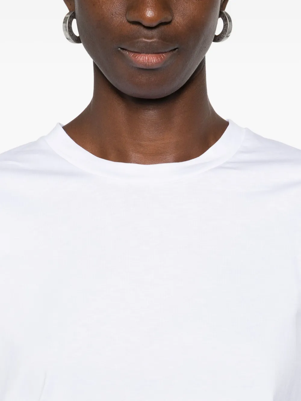 Laboratorio Capri Long-sleeved T-shirt In White