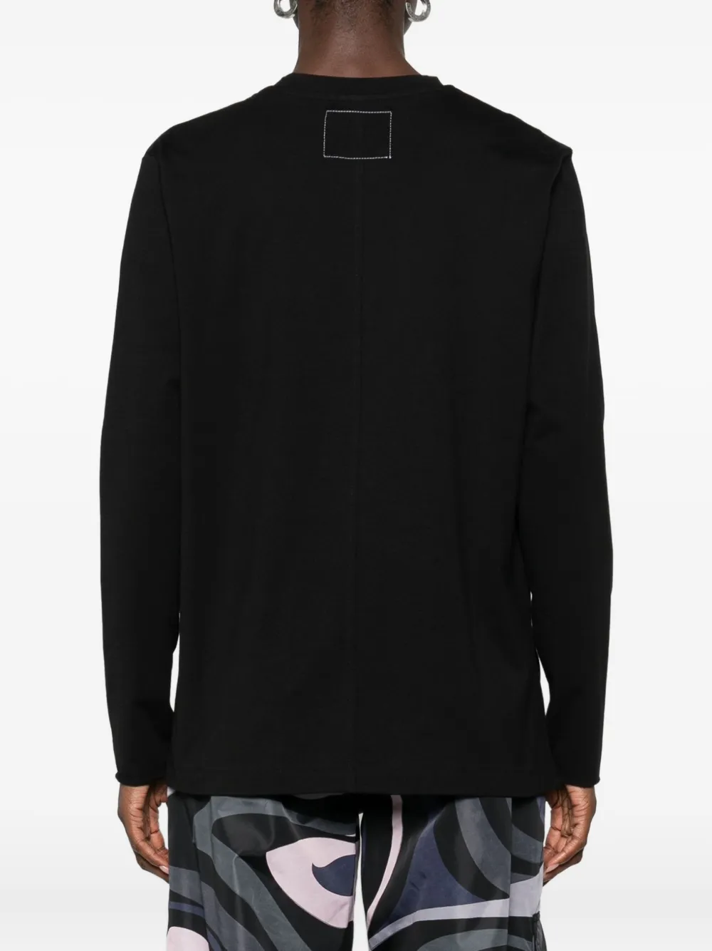 Laboratorio Capri Long-sleeved T-shirt In Black