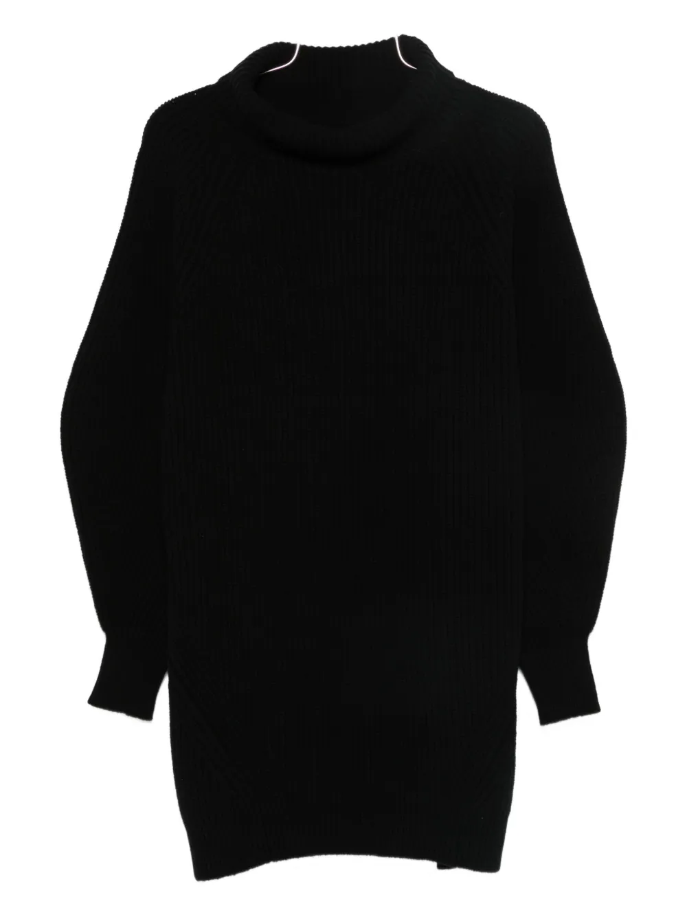 Laboratorio Capri Roll-neck Knitted Sweater In Black
