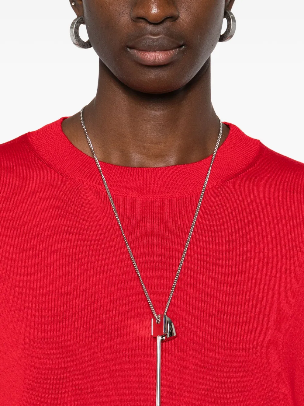 Laboratorio Capri Knitted Sweater In Red