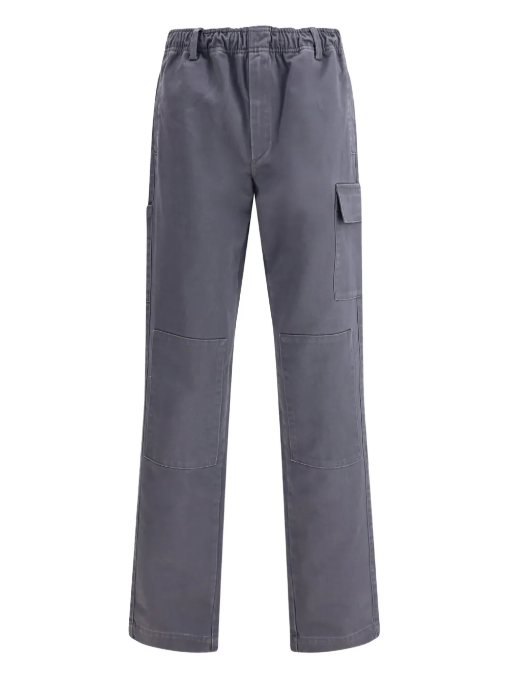 GR10K cargo-pocket washed trousers | Grey | Image 1