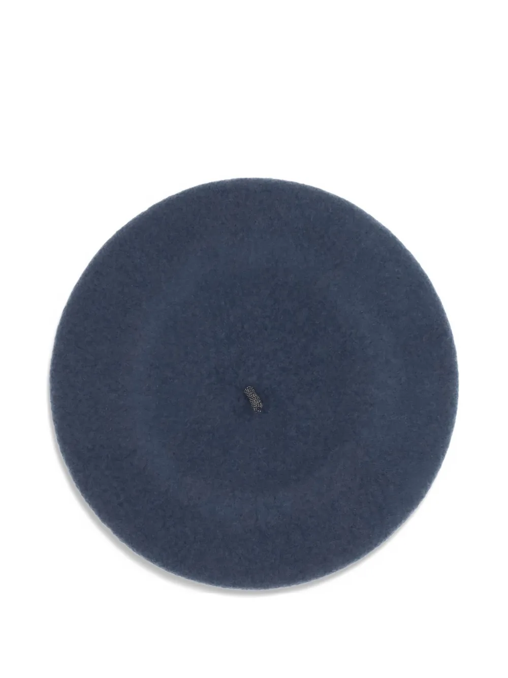 Brunello Cucinelli Wool Basque Hat In Blue