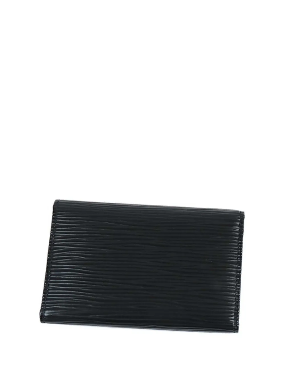 Pre-owned Louis Vuitton 1994 Epi 6 Key Holder In Black