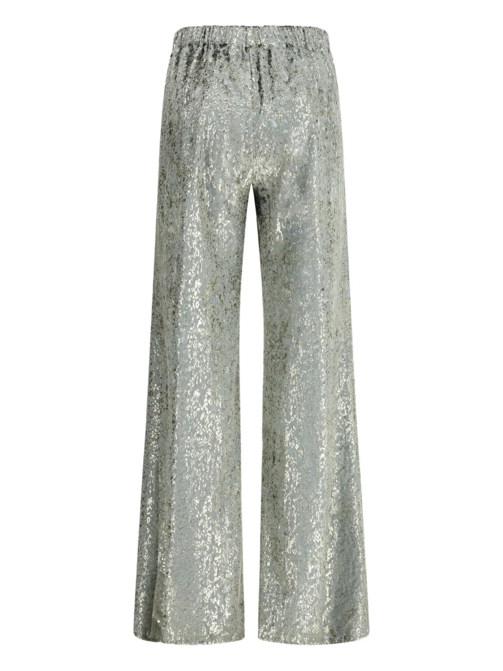 Forte Forte Fil Coupé Flared Trousers In Gray