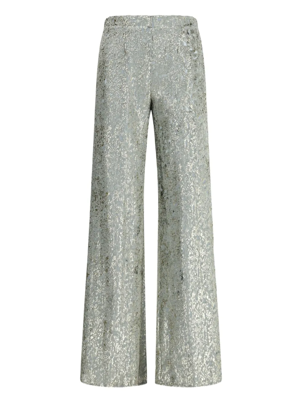 Forte Forte Fil Coupé Flared Trousers In Gray