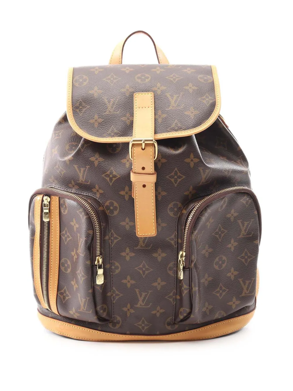 Pre-owned Louis Vuitton 2013 Monogram Sac A Dos Bosphore Backpack In Brown