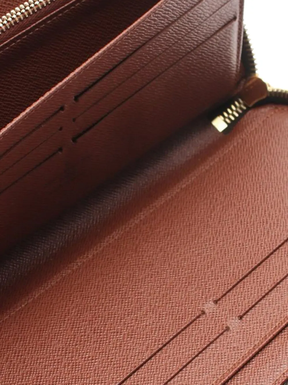 Pre-owned Louis Vuitton 2021-2025 Monogram Zippy Organizer Wallet Long Wallets In Brown