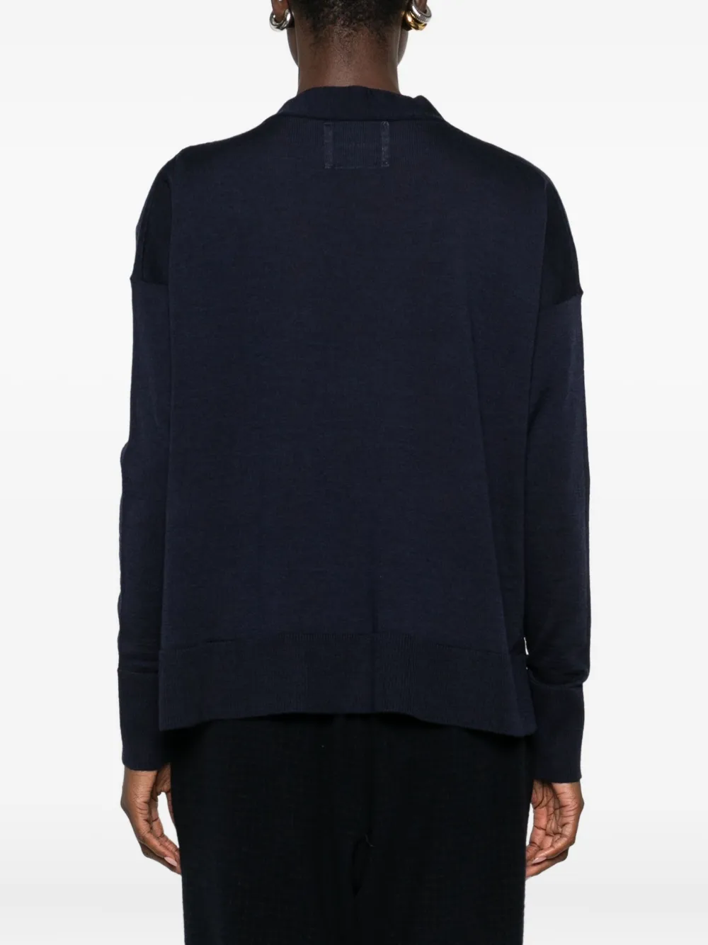 Laboratorio Capri Pocketed Buttoned Cardigan In Blue