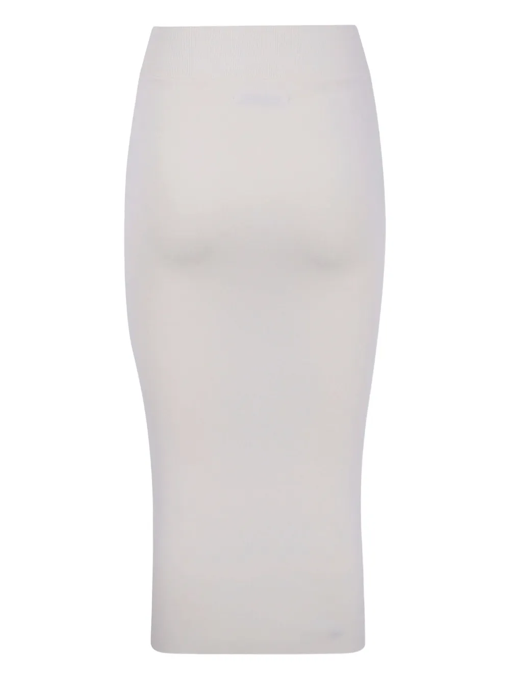 ENTIRE STUDIOS ribbed-knit midi skirt - Wit