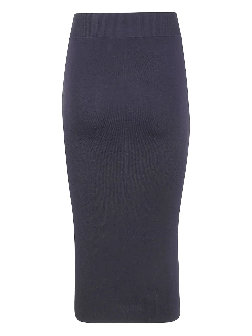 ENTIRE STUDIOS falda midi tejida de canalé | negro | Image 1