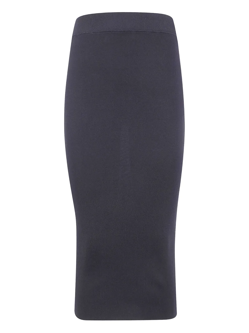 ENTIRE STUDIOS ribbed-knit midi skirt - Zwart