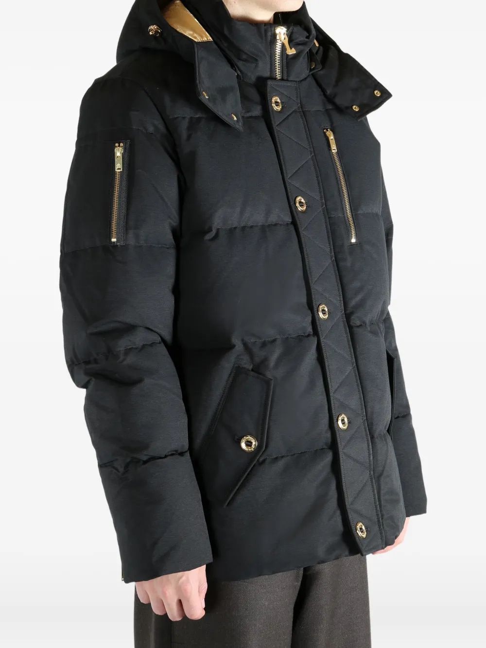 Moose Knuckles 3Q jack met rits Zwart