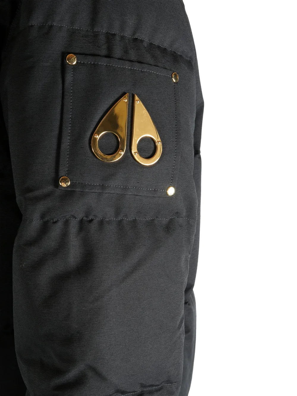 Moose Knuckles 3Q jack met rits Zwart