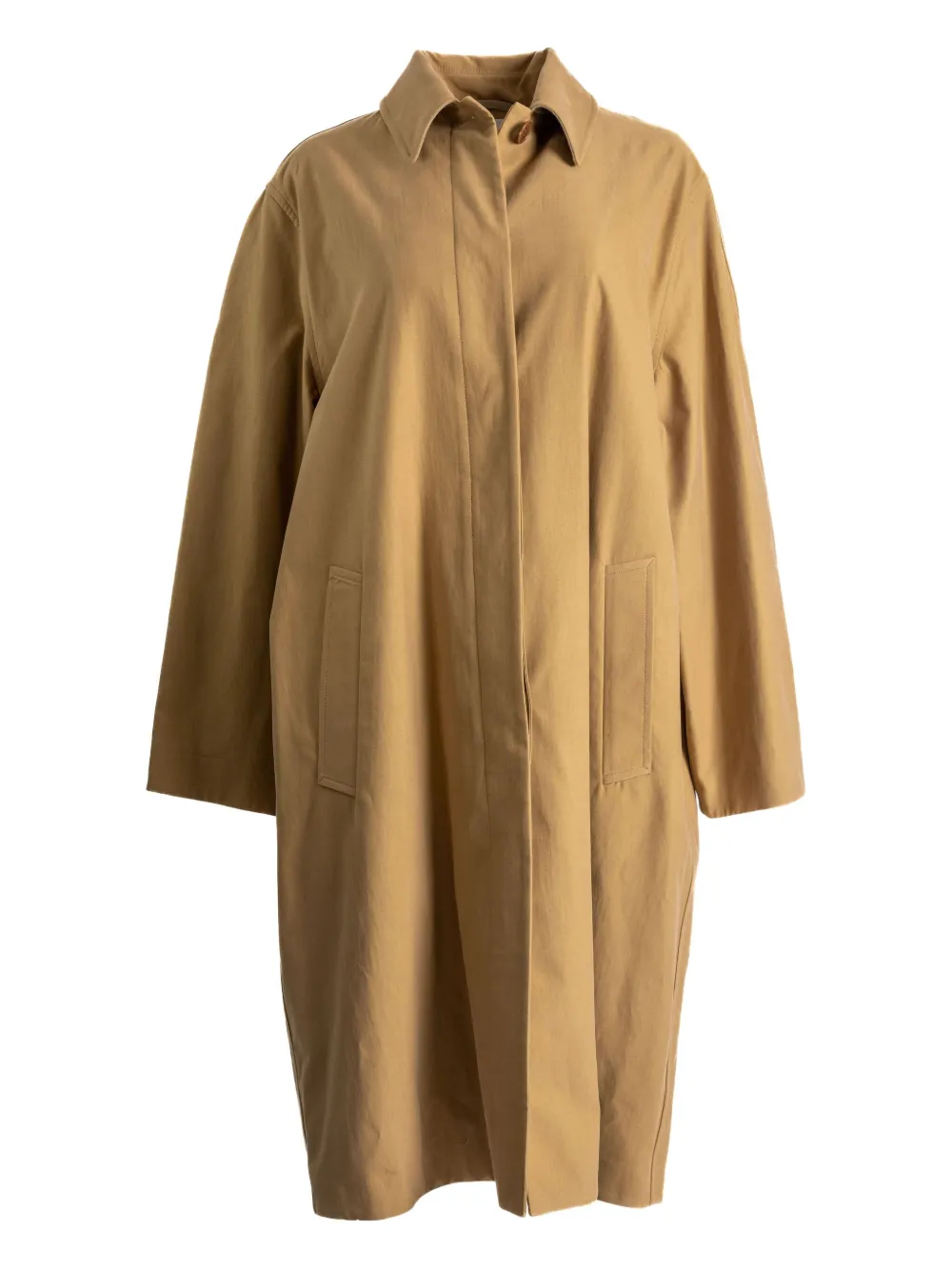 The Row cotton-cashmere coat | Brown | Image 1