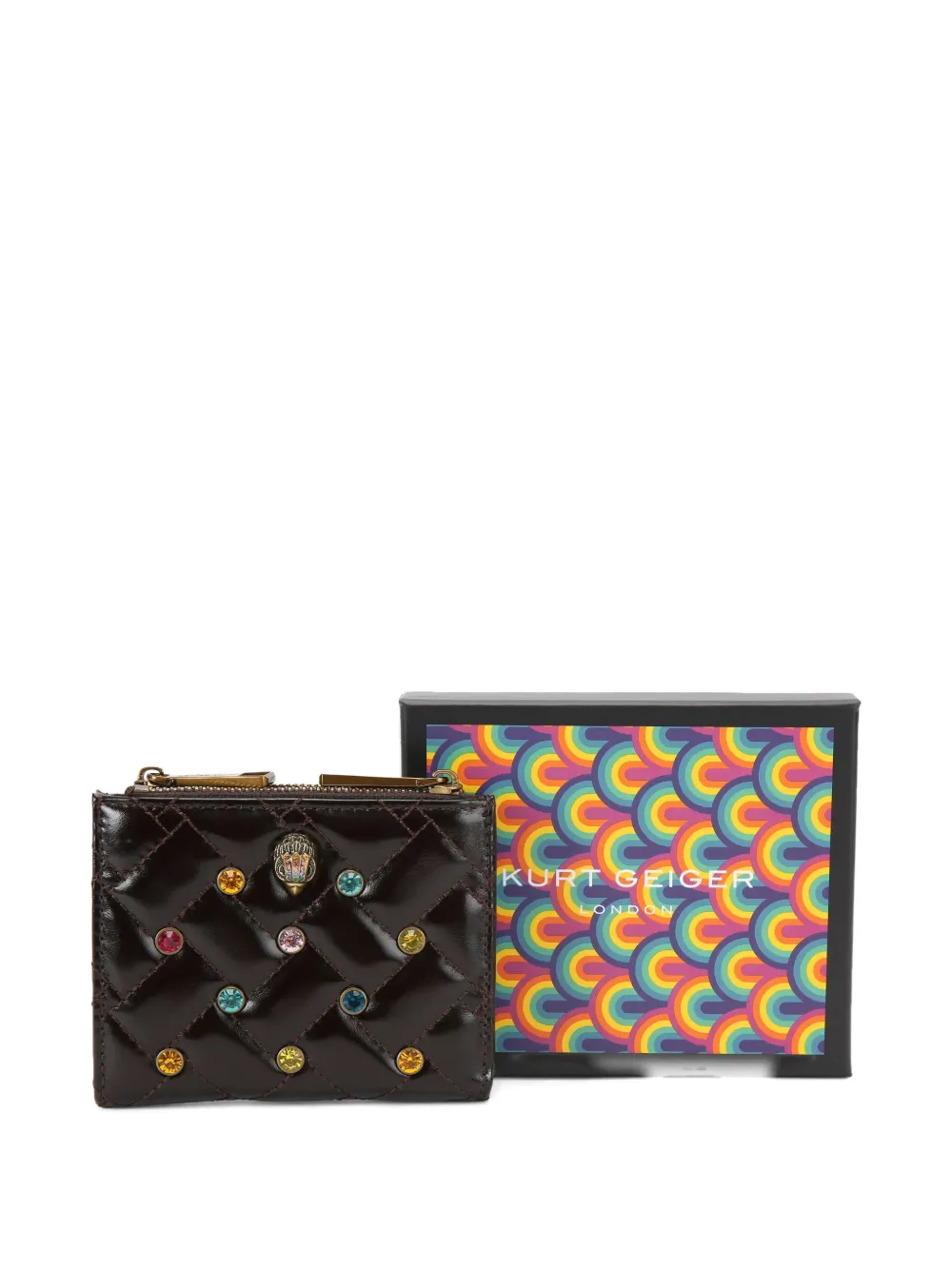 Kurt Geiger Mini Kensington Wallet In Black