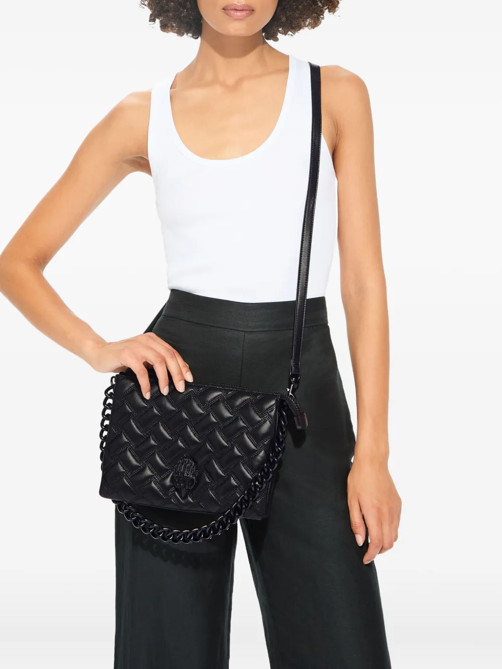 Kurt Geiger Kensington Puff Shoulder Bag In Black