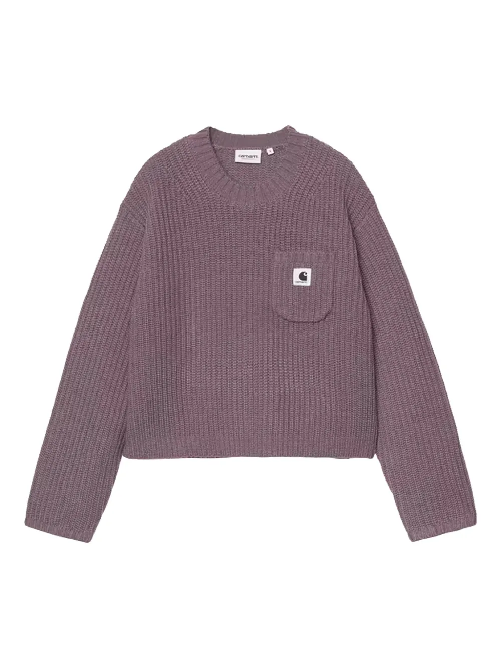Carhartt WIP suéter con bolsillo de parche | morado | Image 1