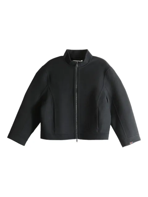 extreme cashmere zipped bomber jacket