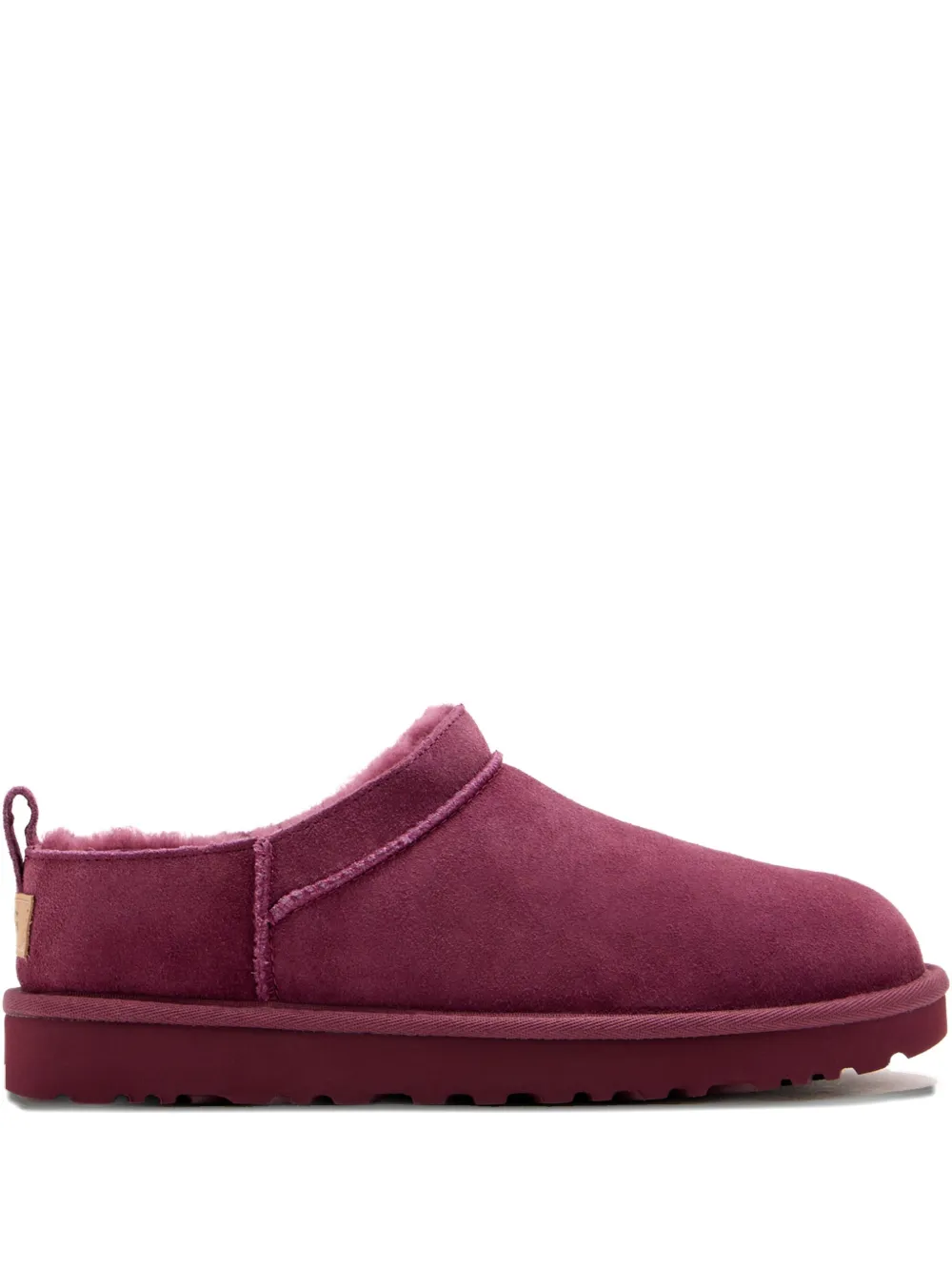 UGG suede pull-tab slippers | Pink | Image 1