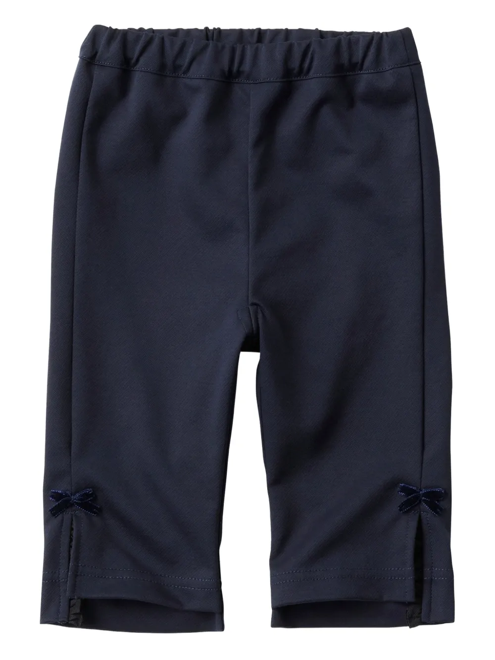 familiar bow-detail trousers | Blue | Image 1