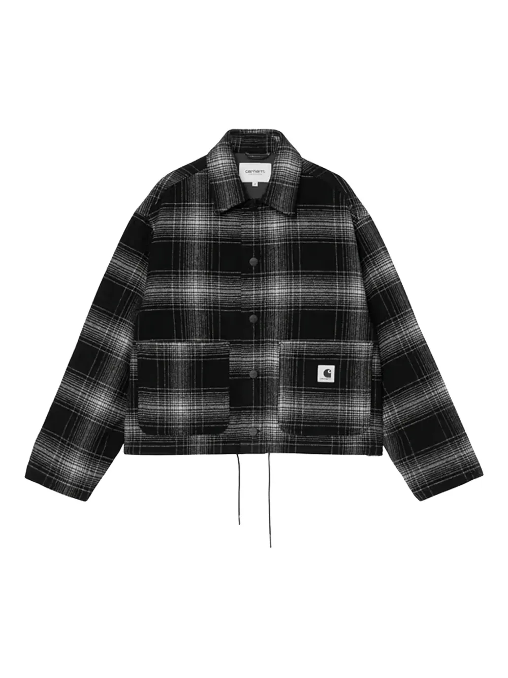 Carhartt Checked Jacket In Black