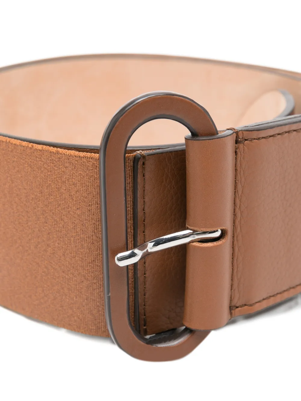 Max Mara Elasticoval60 Belt In Brown