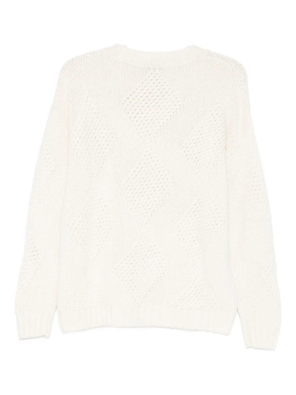 Bruno Manetti Open-work Sweater In Neutral