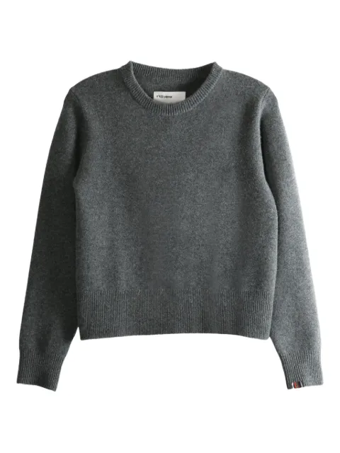 extreme cashmere mélange-effect jumper