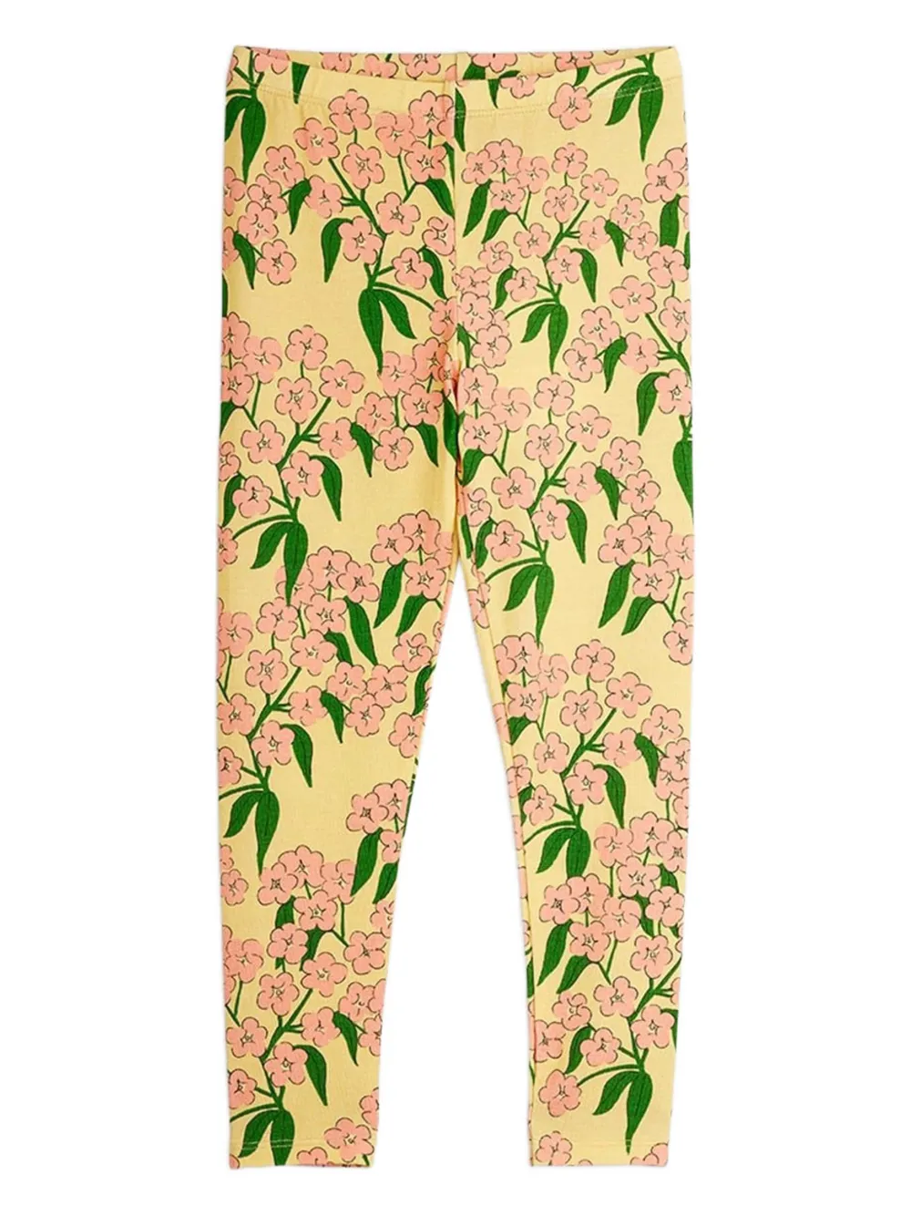 Mini Rodini floral leggings - Giallo