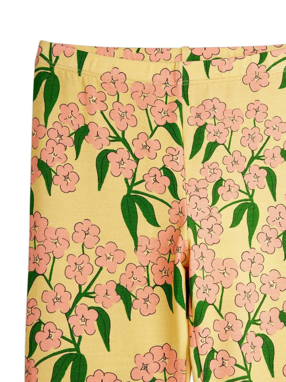  Mini Rodini Floral Leggings - Yellow 