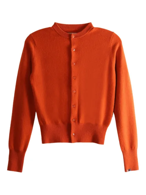 extreme cashmere button-up cashmere cardigan