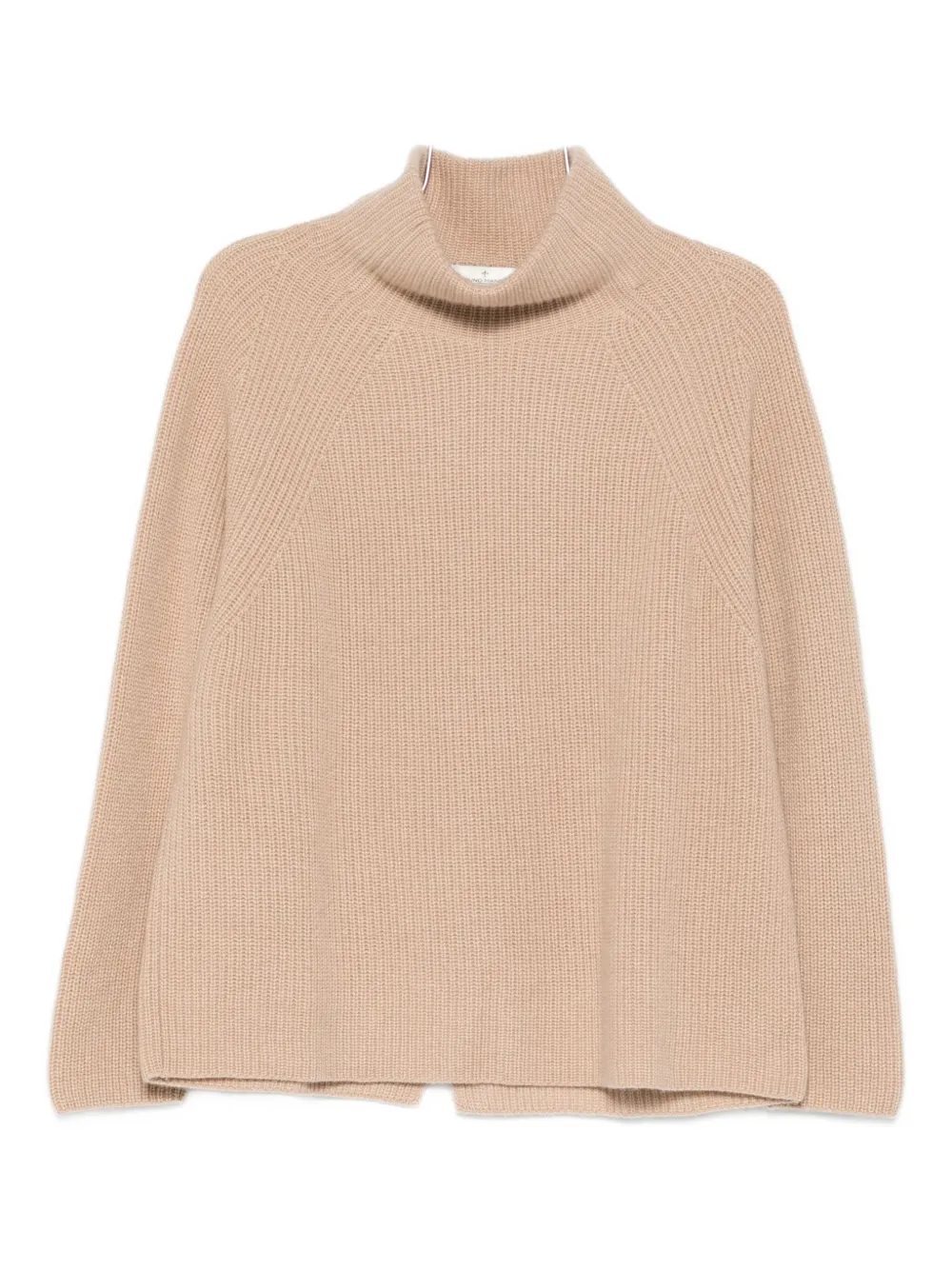 Bruno Manetti roll-neck ribbed sweater - Neutrals