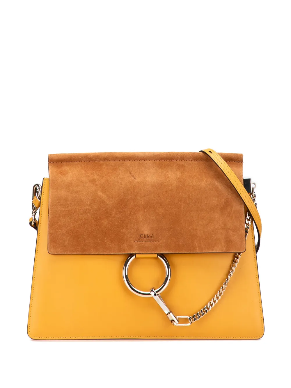 Chloé Pre-Owned 2016 Medium Leather Faye shoulder bag | Yellow | Image 1