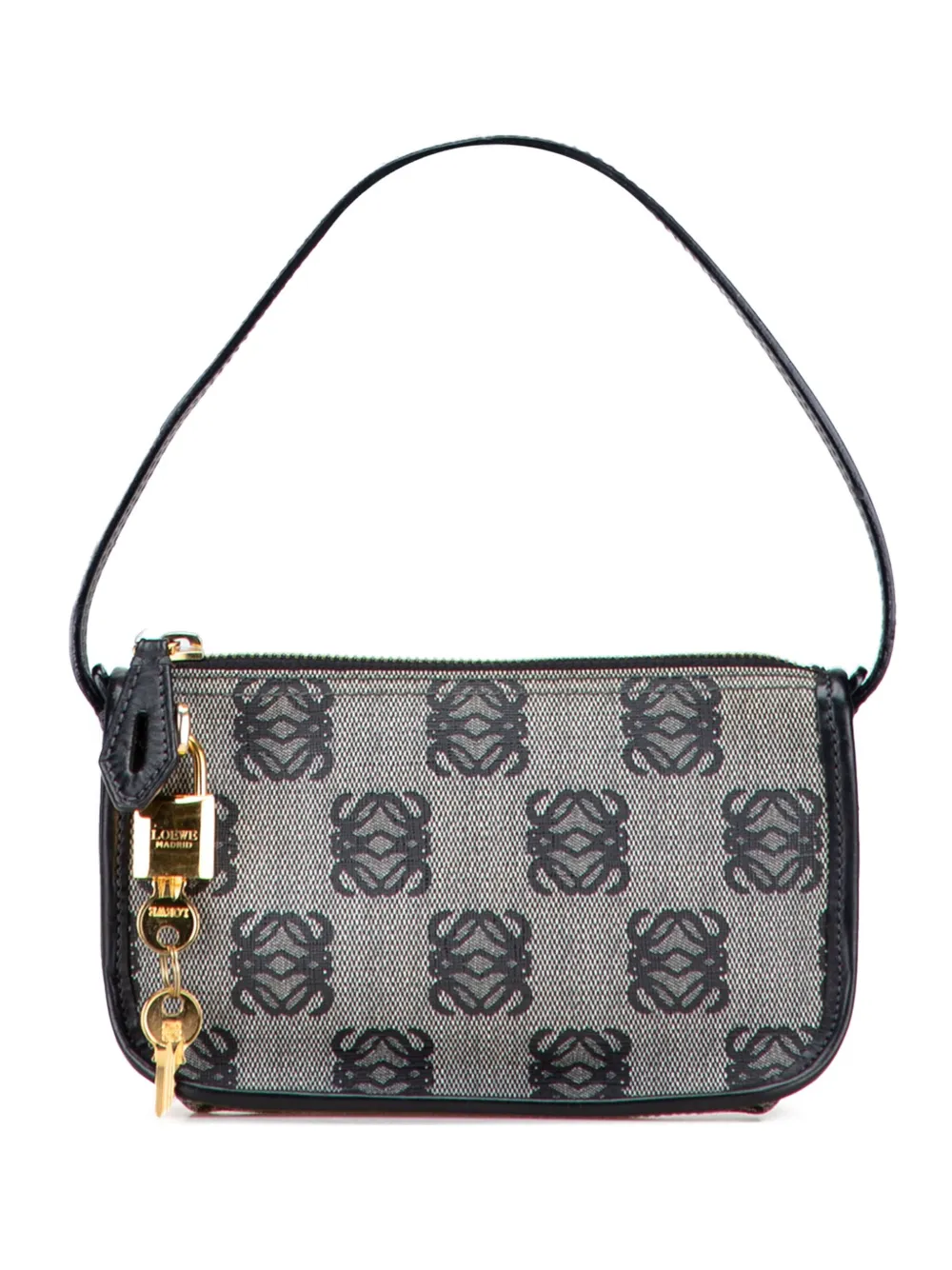 Loewe Pre-Owned 2000-2020 Anagram Canvas handbag | Black | Image 1