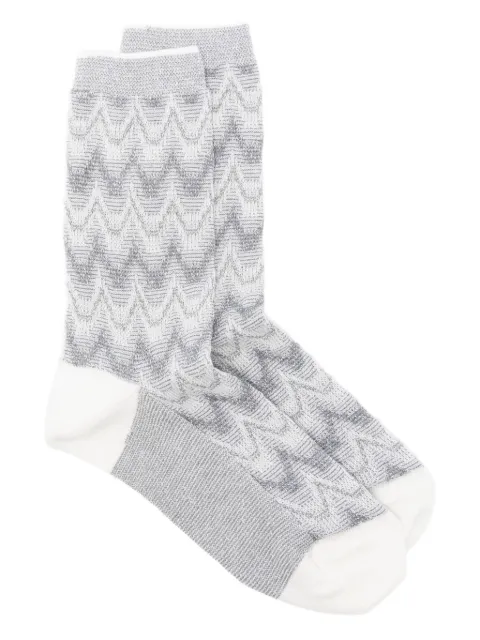 Missoni zig zag-pattern socks