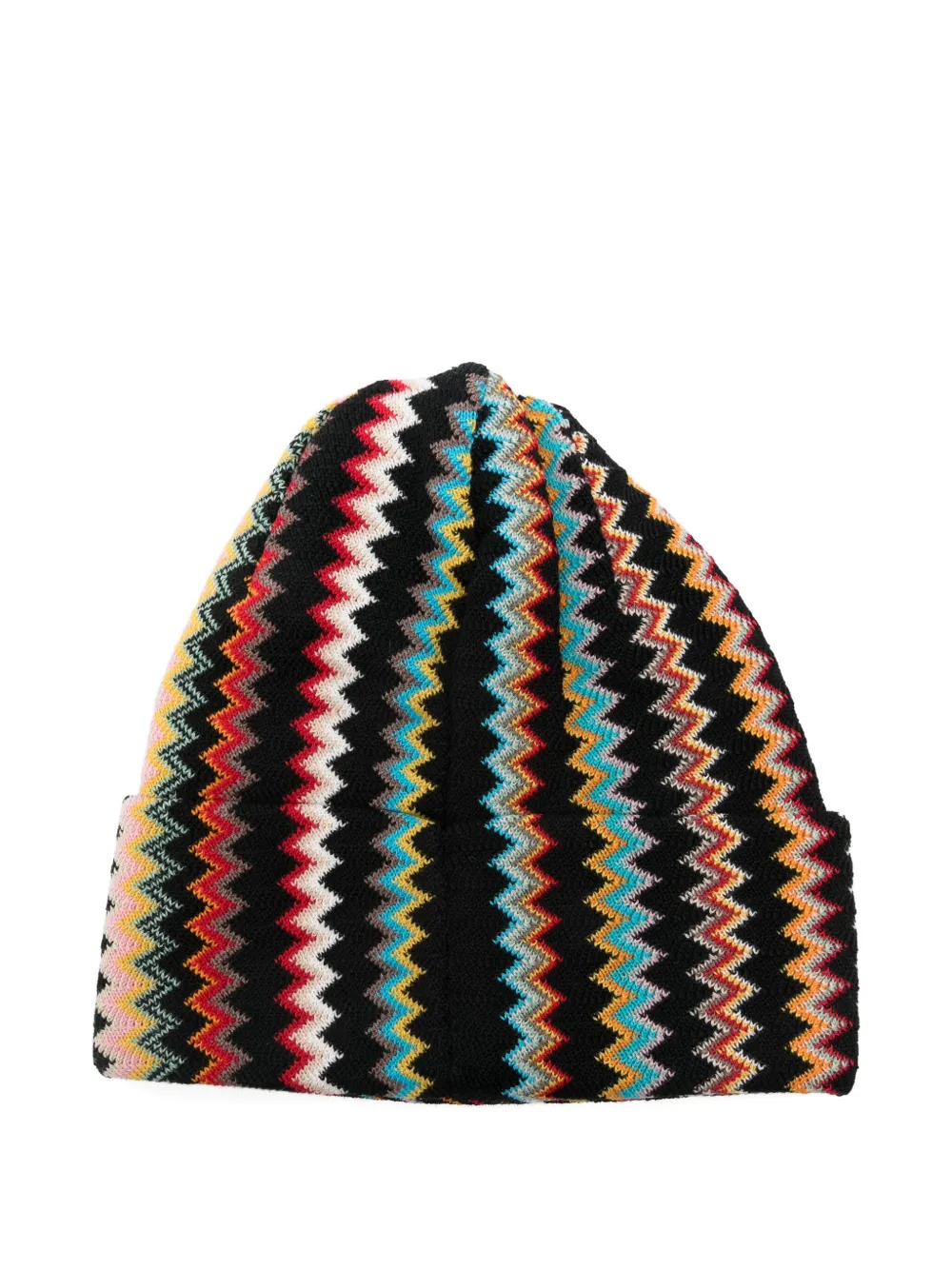 Missoni zig zag-pattern hat - Zwart