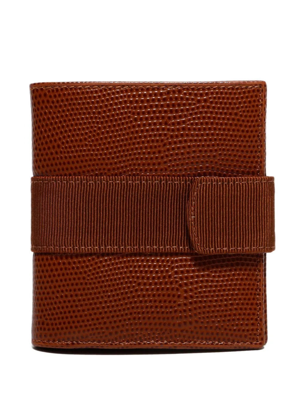 Pre-owned Ferragamo 1990-2010 Vara Wallet In Brown