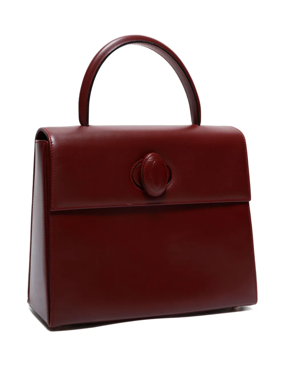 Pre-owned Cartier 1990-2000 Must Tote Bag In Red