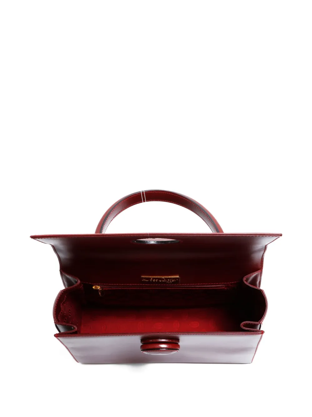 Pre-owned Cartier 1990-2000 Must Tote Bag In Red