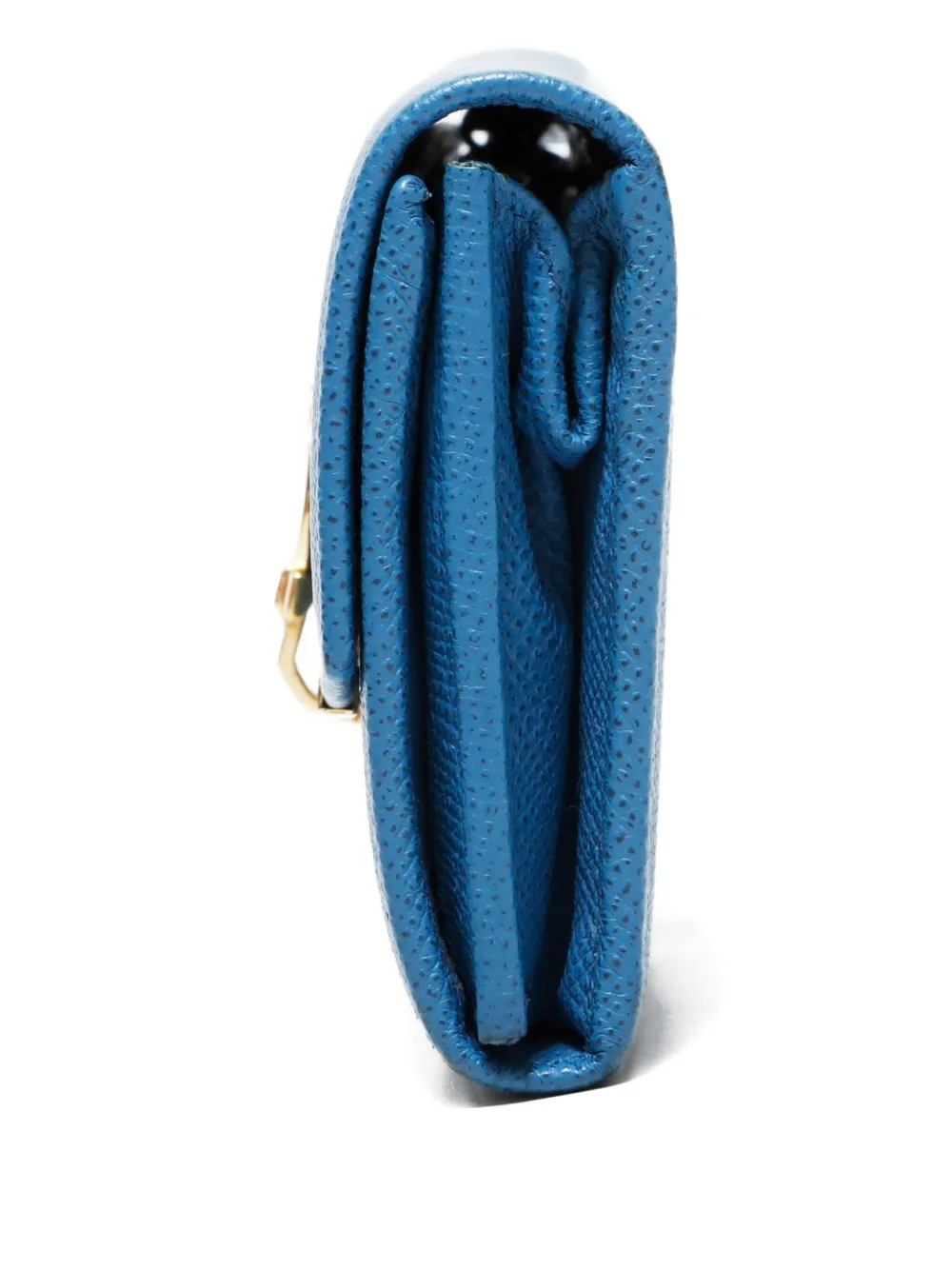 Pre-owned Ferragamo 2010-2025 Ganchini Wallet In Blue