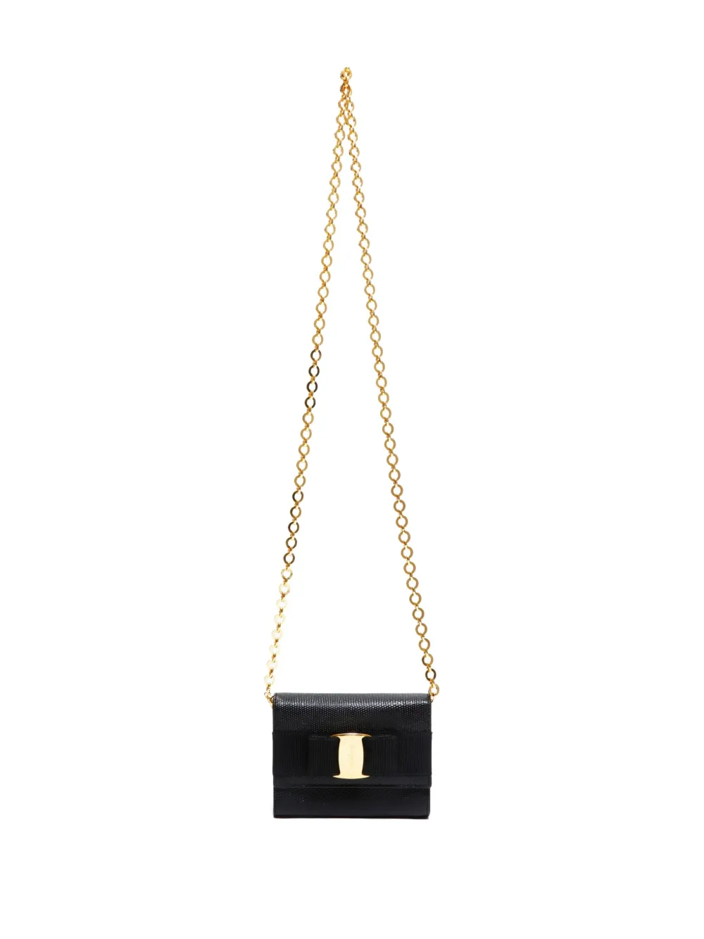Pre-owned Ferragamo 1990-2010s Mini Vara Shoulder Bag In Black
