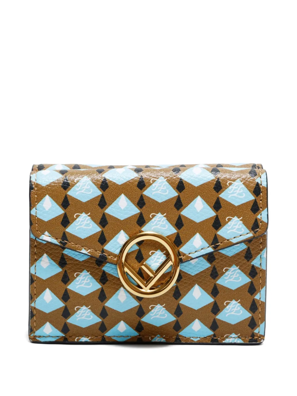 Fendi Pre-Owned 2020-2025 logo-print wallet | Neutrals | Image 1