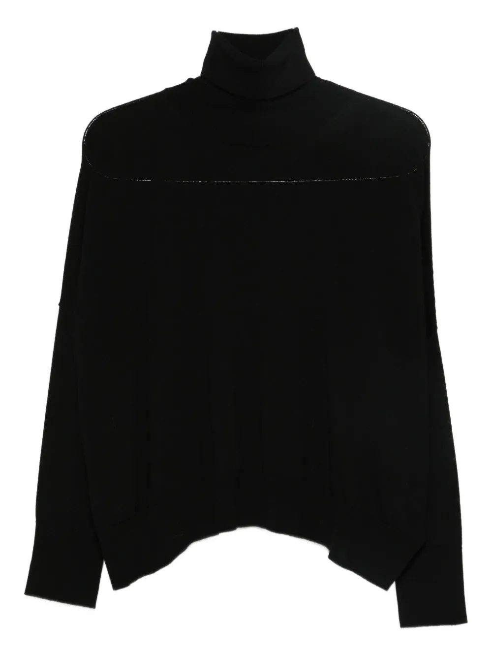 Laboratorio Capri Roll-neck Knitted Sweater In Multi