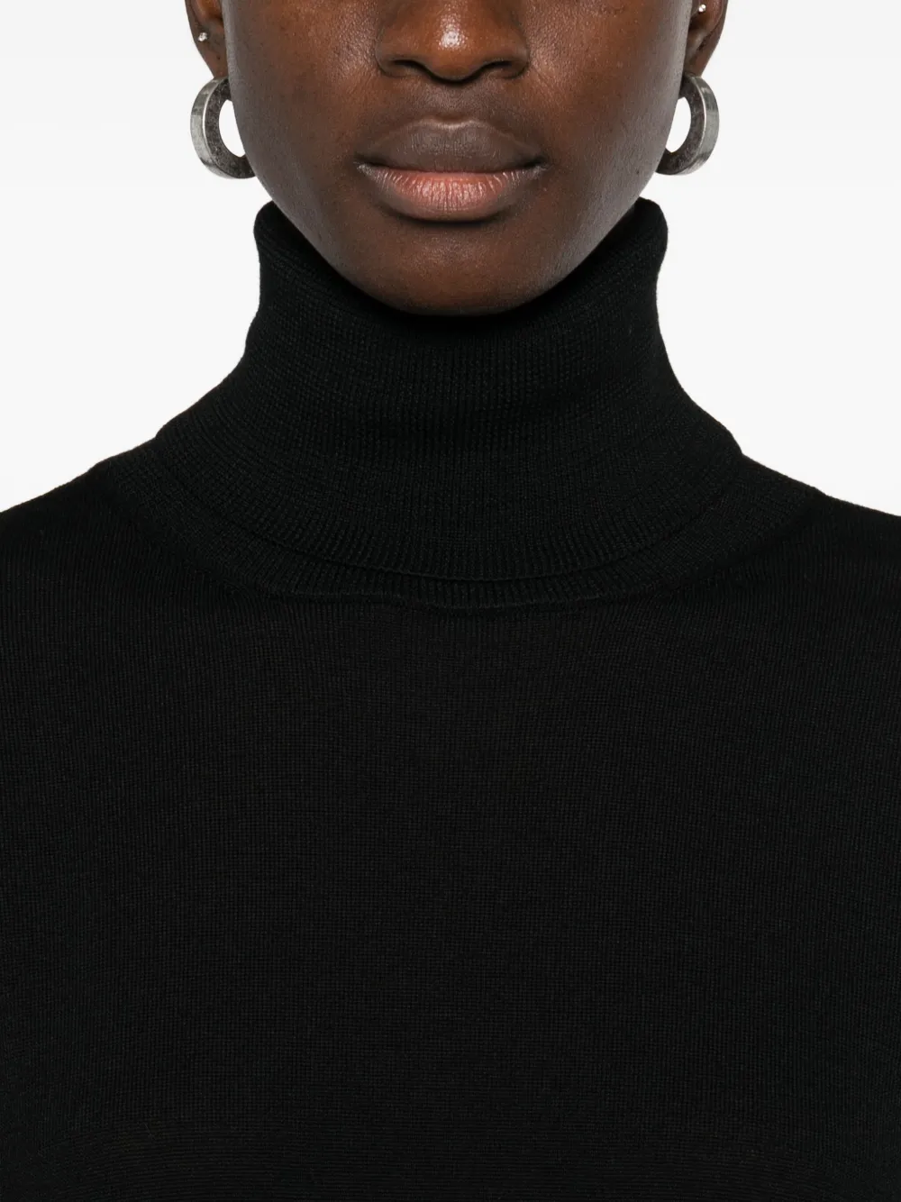Laboratorio Capri Roll-neck Knitted Sweater In Multi