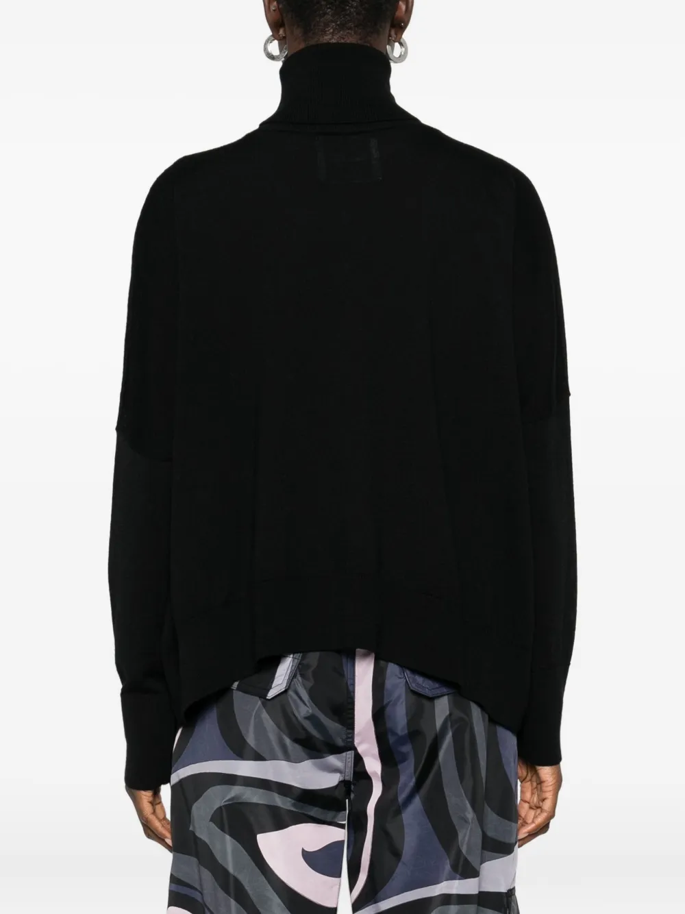 Laboratorio Capri Roll-neck Knitted Sweater In Multi
