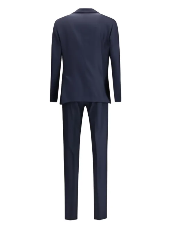 Lardini Checked single-breasted Suit Blue FARFETCH BH - Main Image