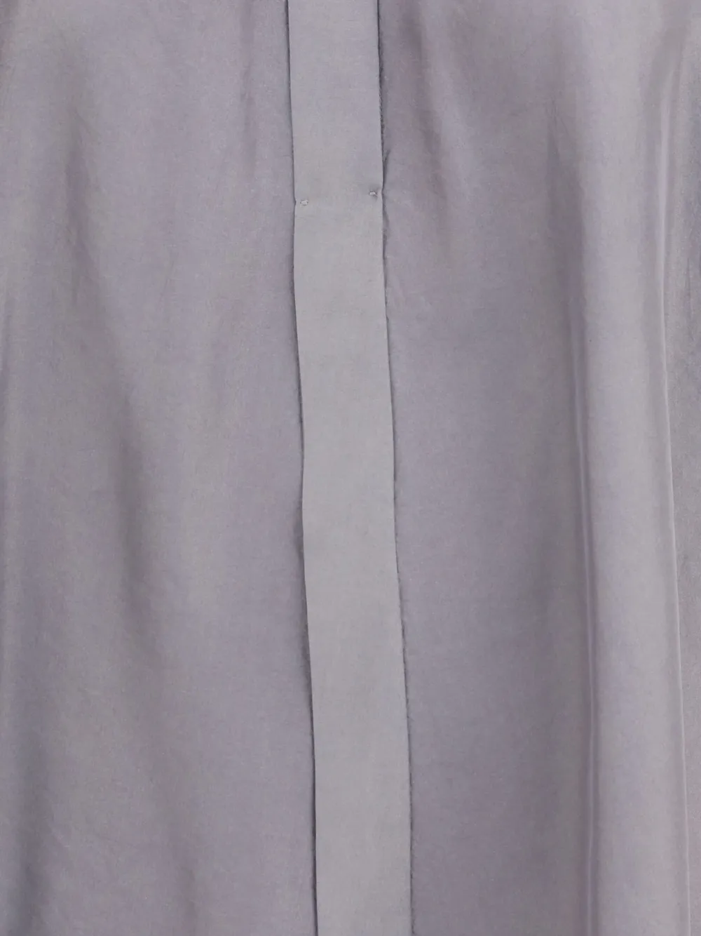 Forte Forte Crater-collar Shirt In Habotai Silk In Gray