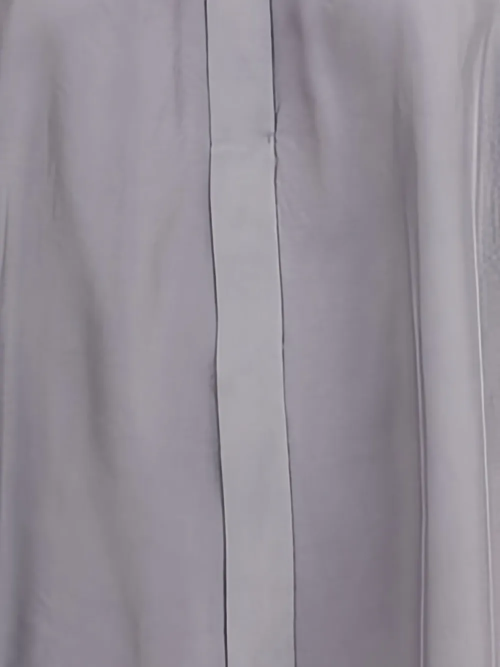 Forte Forte Crater-collar Shirt In Habotai Silk In Gray