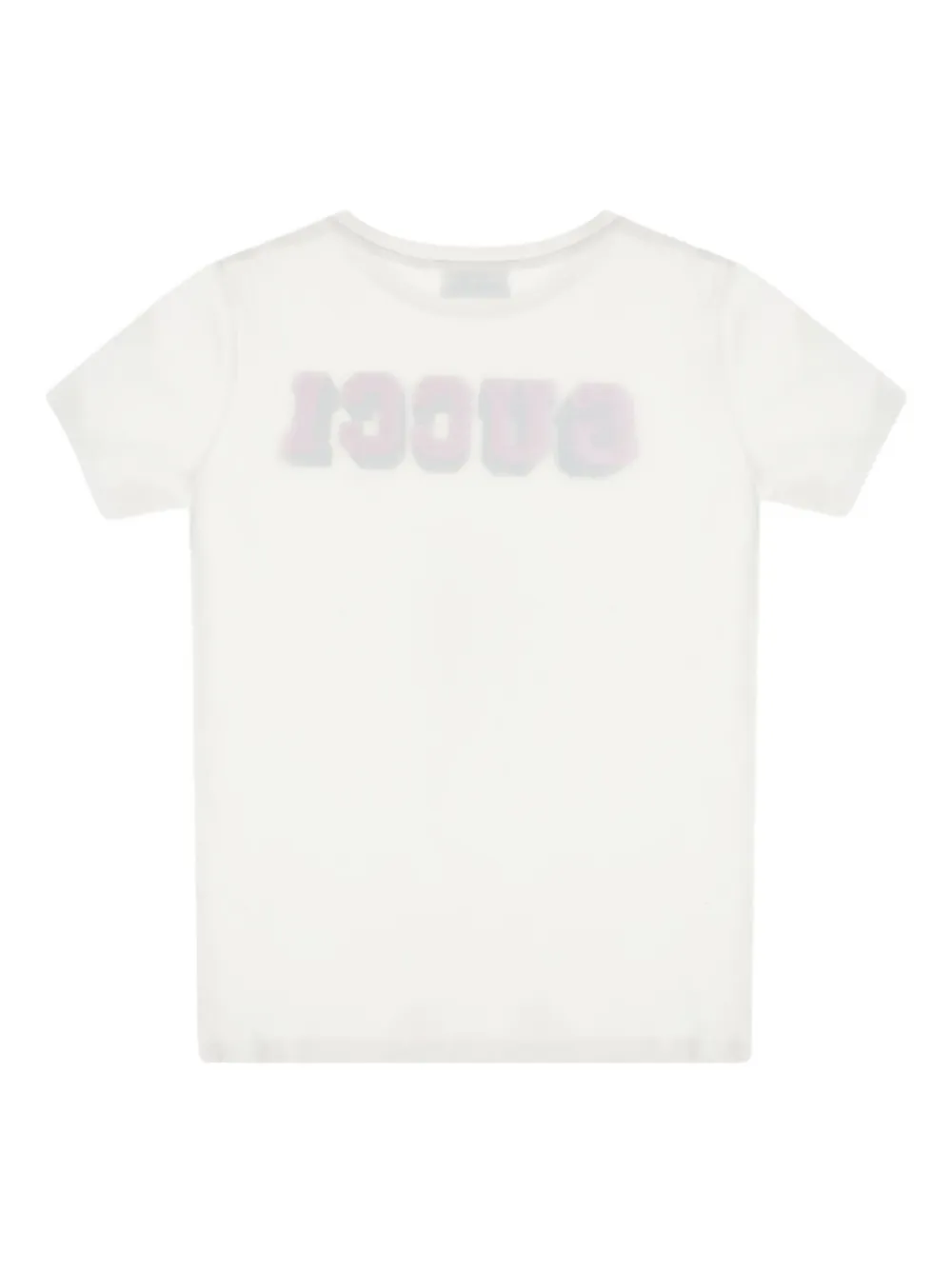 Gucci Kids T-shirt met logoprint Wit